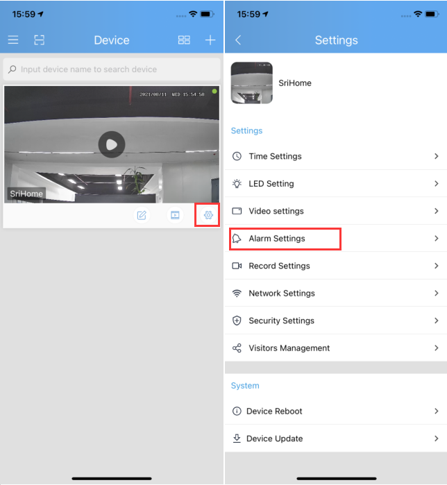 8. How to adjust the sensitivity of motion detection