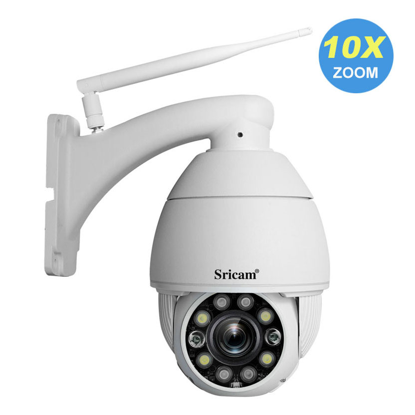 Srihome 1080p HD Draussen Security IP Kamera Nachtsicht Monitor Bewegungsmelder 