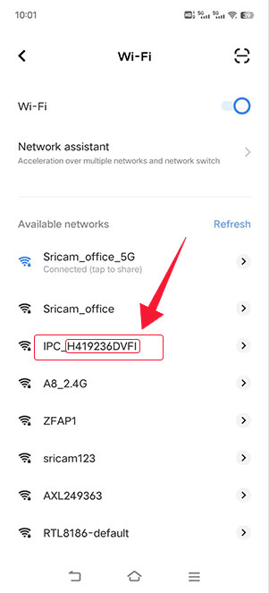 Sricam deals id finder